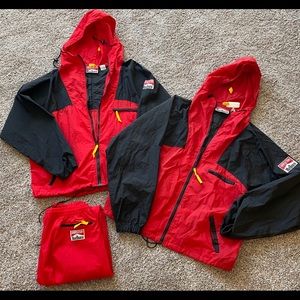 Vintage 1992 Marlboro Team Windbreaker Track suit.